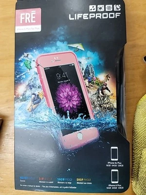 LIFEPROOF FRE WATERPROOF CASE FOR IPHONE 6S PLUS 6 PLUS SHOCK Pink  - Image 1 of 3