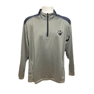 Penn State Nittany Lions 1/4 Zip Up Men Large Champion Elite Blue Gray Pockets - Image 1 of 4