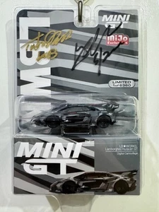 MINI GT LB-WORKS LAMBORGHINI HURACAN GT DIGITAL CAMOUFLAGE SIGNED - Picture 1 of 7