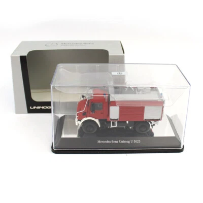 Mercedes-Benz Modellino 1:50 NFZ Unimog U5023 Pompiere B66004137 - Immagine 1 di 4