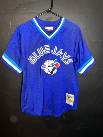 Toronto Blue Jays Jersey Adult Large 44 MLB #12 Roberto Alomar Mitchell Ness Cover