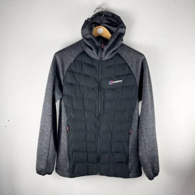 Chaqueta Berghaus Para Hombre Grande Gris Duneline Híbrido Hydroloft Abrigo Acolchado Aislado Foto 1 de 4