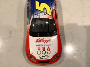 TERRY LABONTE AUTOGRAPHED 2004 CHEVY KELLOGG'S US OLYMPICS DIECAST & CARD - Picture 1 of 15