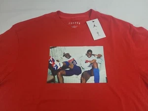 Jordan x Trophy Room New Sheriff In Town Tee Red Mens Medium Magic USA Olympics - Picture 1 of 16