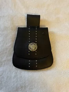 Cinturón mini bolso de cuero negro Gianni Versace - Imagen 1 de 15