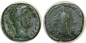 COMMODE Sesterce LIB AVG P M TR P XV IMP VIII COS VI +180 ROME  - Picture 1 of 1