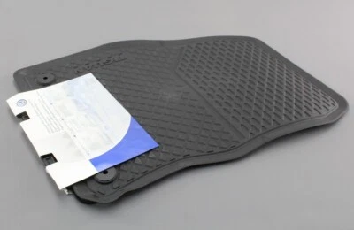 Genuine VW Tiguan 2016-Onward Front rubber floor mats set RHD 5NC061502 82V - Image 1 of 2