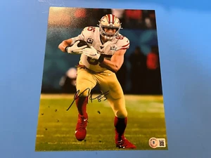 FOTO firmada por George Kittle 49ers automática 8x10 Beckett BAS autenticada - Imagen 1 de 3