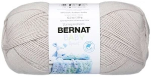 Bernat Baby Big Ball Sport Yarn, 12.3 oz, Gauge 3 Light, 100% Acrylic, Baby Grey - Picture 1 of 1