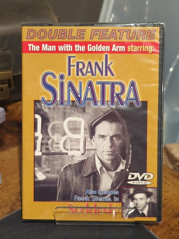 THE MAN WITH THE GOLDEN ARM -Suddenly- Frank Sinatra - Double Feature DVD sealed - Image 1 of 1