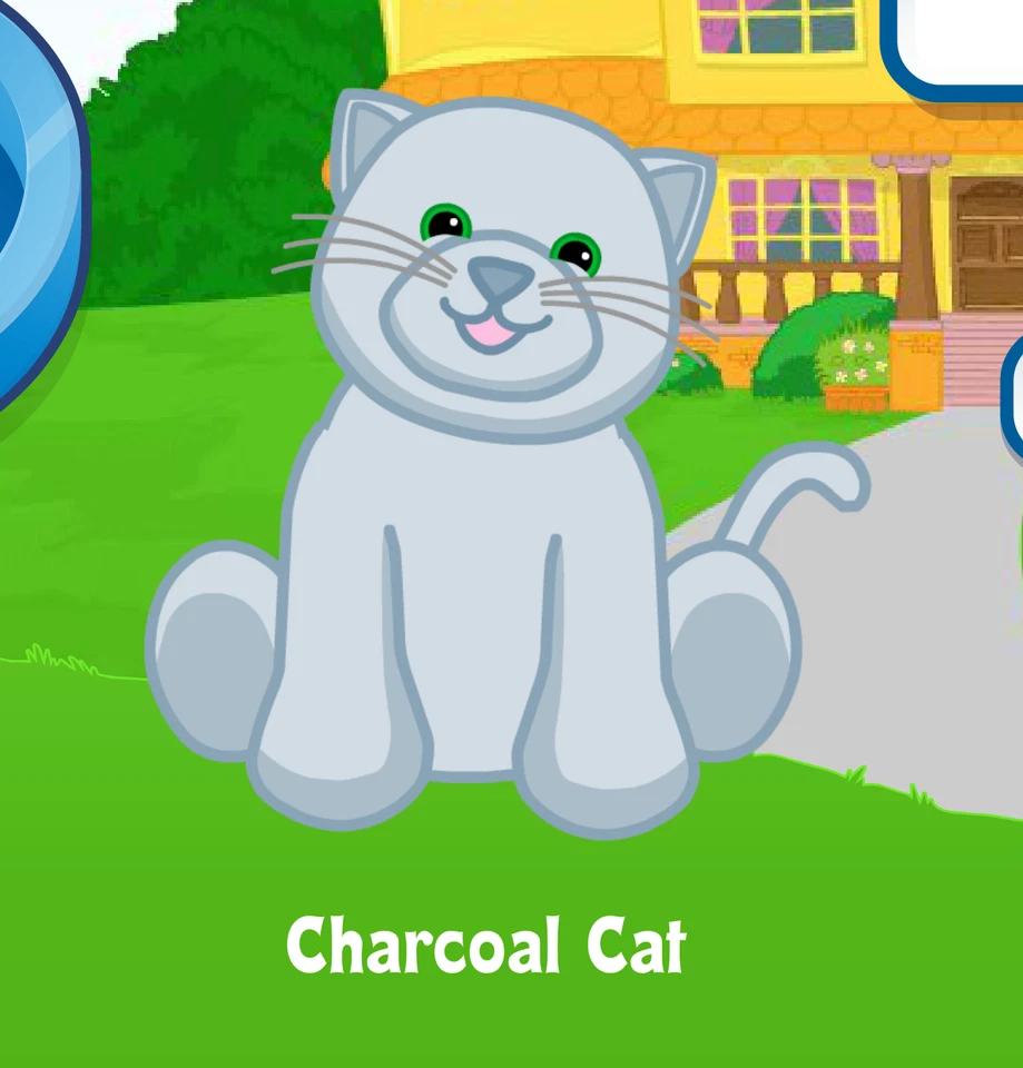 Webkinz Charcoal Cat Virtual PET Adoption Code Only Messaged Webkinz Grey Cat !! - Image 1 of 1