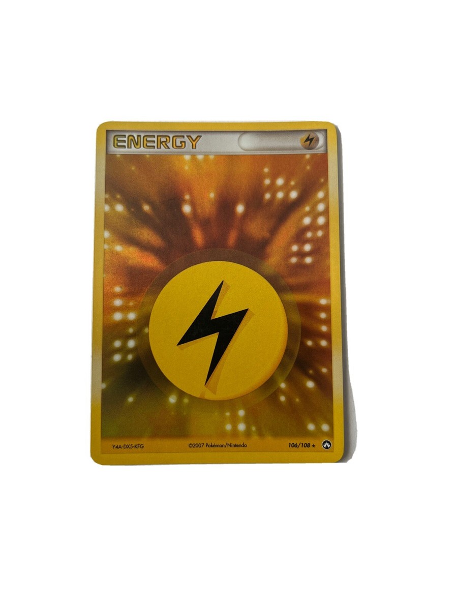 旧裏 雷エネルギーY4A-DX5-KFG Shiny Holo 2007