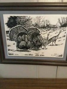 Eddie LaRoy print on cultured marble. Signed and numbered 891/2200 - Picture 1 of 5