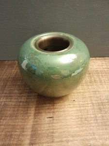 Art Pottery Tabletop Fire Pot Gel Burner - Picture 1 of 10