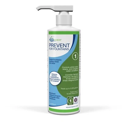 AQUASCAPE #96073 PREVENIR para FUENTES 8 oz/236 ml Trata hasta 5,000 galones Foto 1 de 3