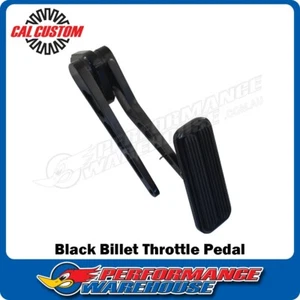 Black Billet Aluminium Accelerator Throttle Pedal, Hot Rod, Classic, Muscle Car - Picture 1 of 6
