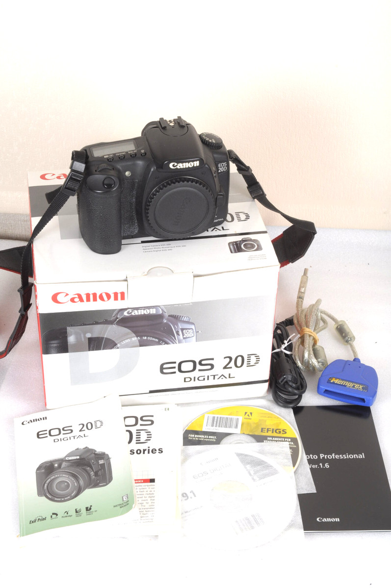 Canon EOS 20D Canon EOS Digital Cameras 8-9.9 MP Maximum Canon EOS 20D Canon EOS Digital Cameras 8-9.9 MP Maximum