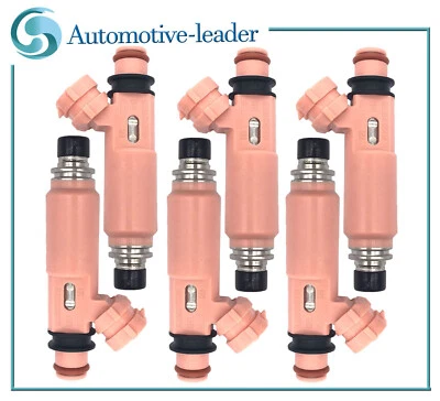 6Pcs Fuel Injectors For Toyota Camry 3.0L Solara Lexus RX400h 3.3L 23250-20030 - Image 1 of 4