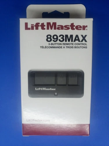 893MAX 3 Button LiftMaster Visor Remote Control Garage Door Opener - Image 1 of 1