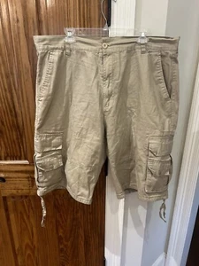 Men ACCESS 100% Cotton Cargo Shorts Size: 42 - Picture 1 of 12