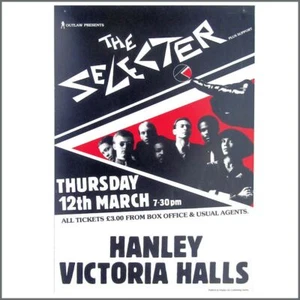 The Selecter 1981 Hanley Concert Poster (UK) - Picture 1 of 1