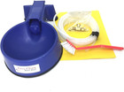 Easy-Clean Auto-Fill Water Bowl with Indoor Installation Kit and 25 Foot of Poly