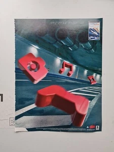 WPEOUT PURE PSP PLAYSTATION ANUNCIO JUEGO PÓSTER ARTE 9X11.8" - Imagen 1 de 1