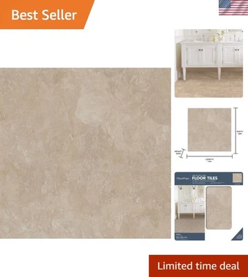 Canyon Peel & Stick Floor Tiles, Brown - 10 Pack Vinyl Style for Modern Spaces - Image 1 of 4
