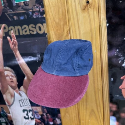 Gorra de colección de George con correa trasera azul rojo pana Pathfinder 4 para hombre años 90 Foto 1 de 4