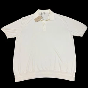 BNWT Men’s Brioni Knit Cotton Polo Shirt Size 60 White RRP £800 - Picture 1 of 10