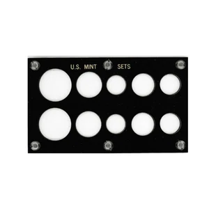 Capital Plastics 10 monedas EE. UU. P & D como nuevo conjunto soporte acrílico - Imagen 1 de 2