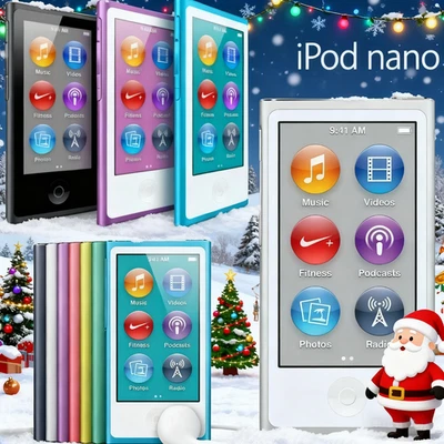 🎁🎁NEW APPLE iPod NANO 7TH GEN 16GB - Free Shipping MP3 Player New Battery - Image 1 of 4
