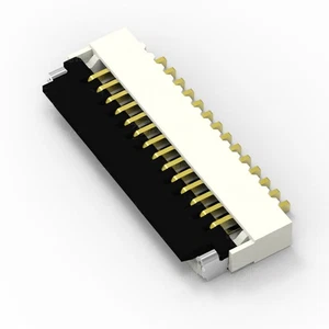 FPC Connector 0.5MM Spacing Horizontal Socket Flip Cover Gold-Plated Seat H1.0 - Picture 1 of 8