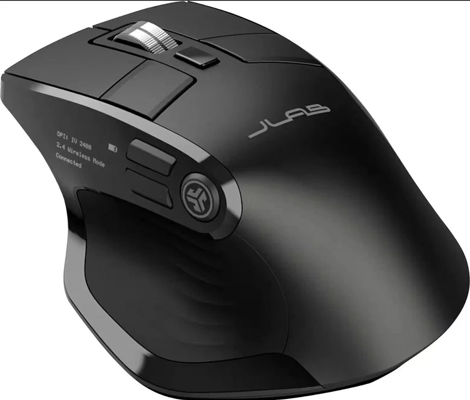 🔥NEW JLab - Epic Wireless Computer Mouse - Wireless - Black To 3 Devices SEALED - Image 1 of 4