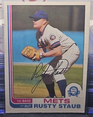 1982 O-Pee-Chee Rusty Staub ⚾️⚾️⚾️ New York Mets - Image 1 of 2