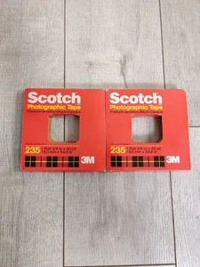 2 PCs VTG 3M Scotch Photographic Tape #235 Original Box 3/4” x 60 yd - Picture 1 of 7