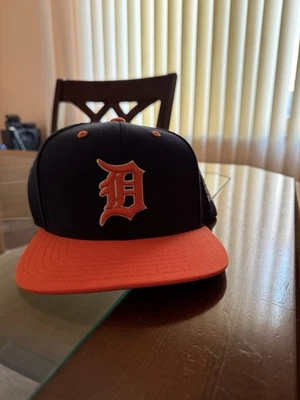 Sombrero Snapback Detroit Tigers American Needle Colección Cooperstown Azul y Naranja Foto 1 de 3