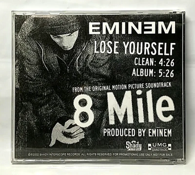 (CD) Eminem - Lose Yourself, Promo, INTR-10840-2, Single, NM/NM. - Photo 1/2