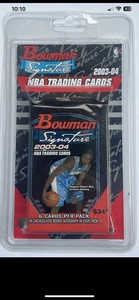 LEBRON 1/1 AUTO? 🔥 2003-04 Bowman Signature NBA Sealed Pack Guaranteed RC AUTO - Picture 1 of 2