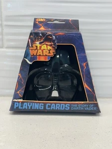 New Disney Star Wars Playing Cards The Story of Darth Vader Hard Case Collector - Picture 1 of 11