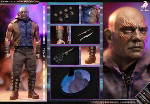 Preorder Jackdaw JD013 1/6 Guardians of the Galaxy Drax the Destroyer 12" Figure Cover