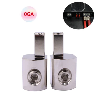 1/0 AWG Car Audio Gauge Ground Wire Pin Input Wire Reducer Connector Terminal - Image 1 of 4
