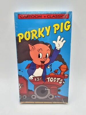 Vintage New Sealed 90  Porky Pig Cartoon Classics  Vol 1 VHS 26 Minutes Run Time - Image 1 of 4