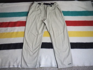 VTG 90s Oobe Earthgear Beige Outdoor Hiking Climbing 38x31 Gorp Tech Pants Mens - Picture 1 of 12