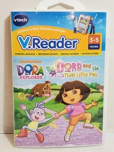 VTech VReader Dora The Explorer & Dora Three Little Pigs - Picture 1 of 3