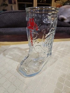 Texas Cowboy Boot Glass 6 Inch - Picture 1 of 5