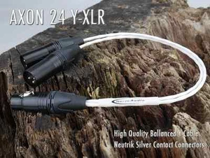 Nerve Audio AXON 24 XLR Y Splitter Interconnect Cable Pair of XLR y-adapters - Picture 1 of 4