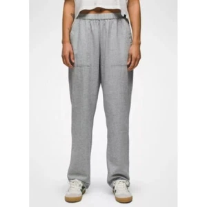 Prana Soft White (Gray) June Day Pants Women's Large NWT - Picture 1 of 2