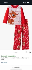 Rudolph The Red Nose Reindeer Pajamas Womens Size Small Christmas Fleece Set - Picture 1 of 5