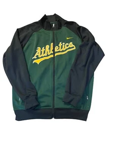 Nike Oakland Athletics A’s Jacket Full Zip Men’s Size XL Green MLB - Picture 1 of 7